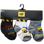Wholesale - 6pk INFANT BOYS TOUGH LIKE DAD QTR SOCKS, UPC: 193159158217